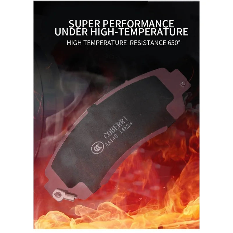 Feidun Brand China Custom auto parts car brake pads New ceramic formula Break Pad For Mercedes Benz C63 CLK63 CLS63 AMG