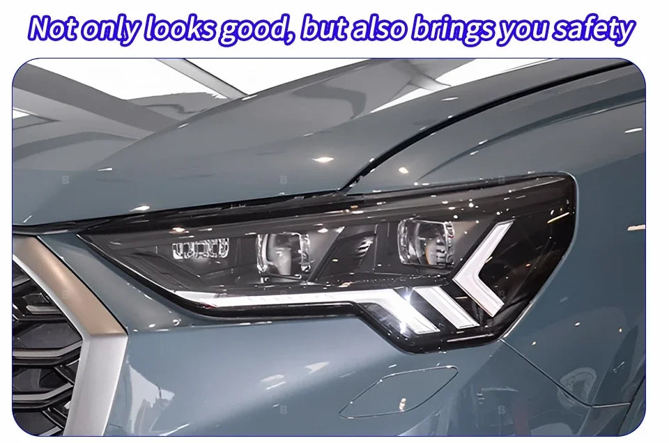 Auto Headlights Accessories For Audi Q3 2020-2023 Upgrade Matrix Projector Lens LED Car Head Lights Plug and Play Assembly