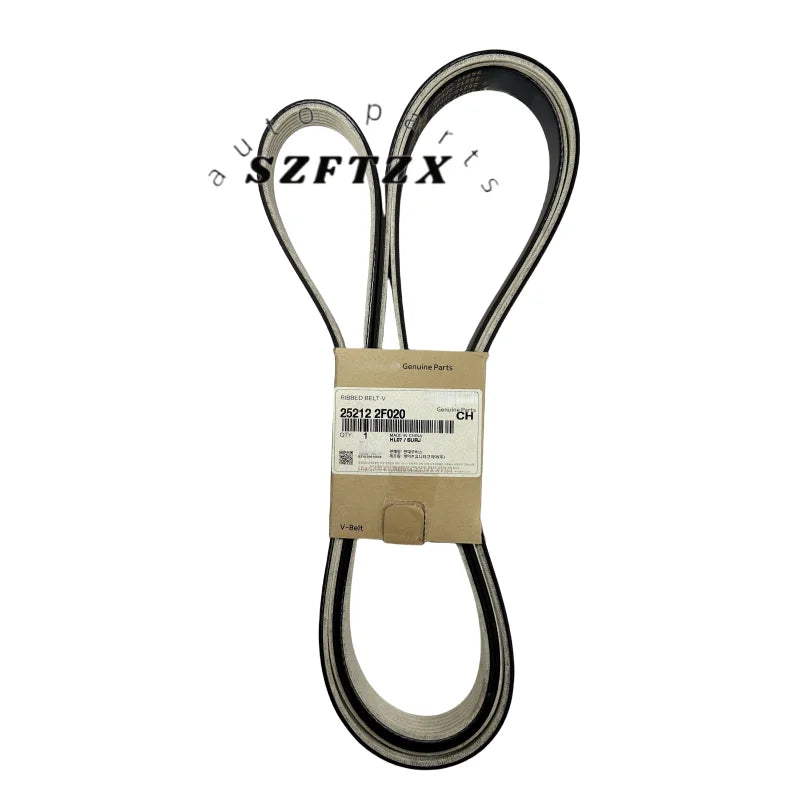 Genuine New Ribbed V-Belt 252122F020 Alternator Belt 25212-2F020 for Hyundai Kia