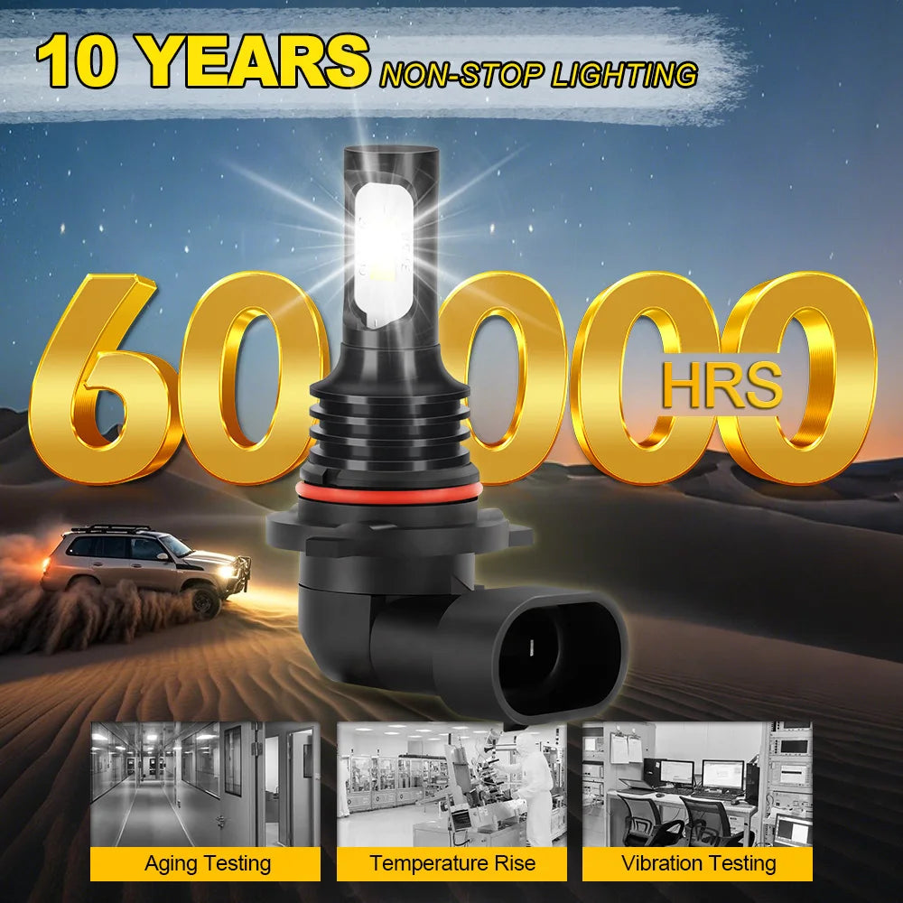 2/4Pcs For Ford F-150 F150 F 150 2004-2010 2011 2012 2013 2014 Car Headlights CSP 3570 Chips Fog Lamp Bulbs 6000K