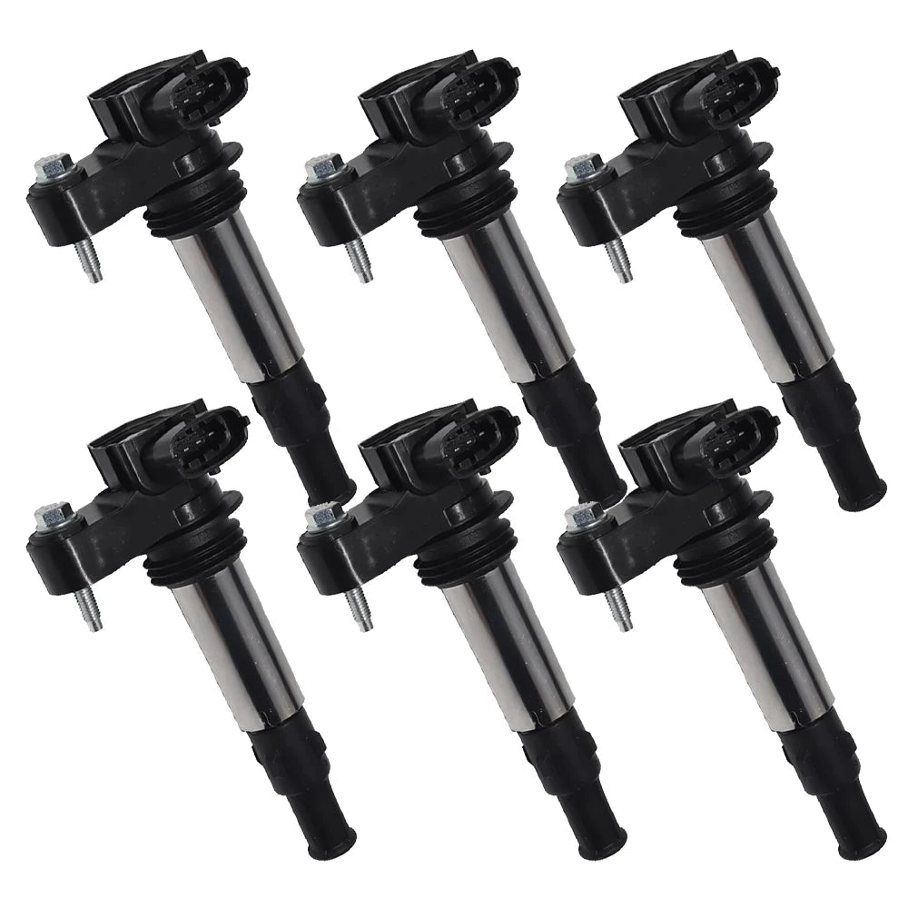 6pcs Ignition Coil For CADILLAC CTS 2.8L 3.6L STS SRX GMC ACADIA CHEVROLET TRAVERSE VECTRA MALIBU SATURN OUTLOOK BUICK ALLURE