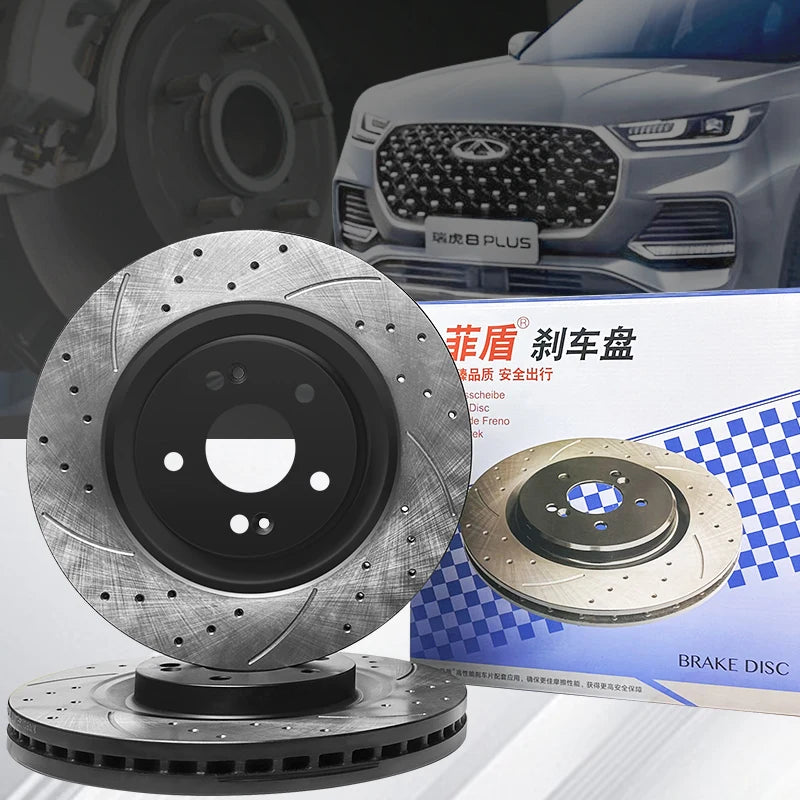 High quality Resolve brake shaking Noiseless Car brake discs For Chrysler 200 Convertible 300C SRT8 300M Aspen Cirrus Concorde
