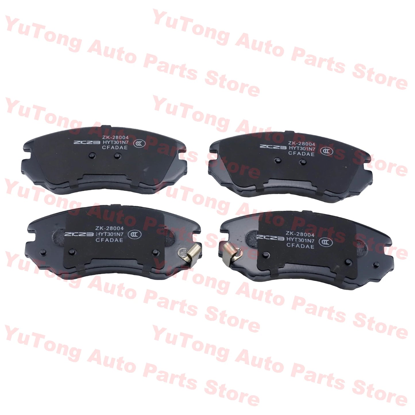 Front Brake Pad For Chery Tiggo 7 Pro Max Beijing X5 DONGFENG FENGON ix5 GLORY 580 500 360 SWM G01 F VGV U70 Parts Ceramics