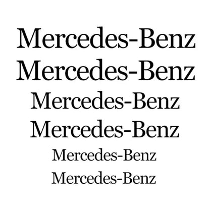 Car Brake Caliper Sticker Decal for Mercedes Benz W166 W212 W213 W246 W176 W177 W205 C180 C63 W167 A B C E Class GLE Decoration