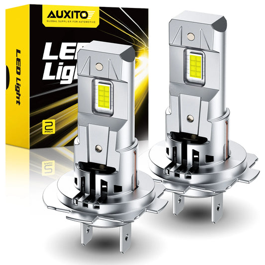 AUXITO 2pièces 12V 30000LM H7 phare ampoule LED Canbus Error Free 6500K 70W haute Power Best H7 LED 360 CSP phare Super lumineux (livraison : 5 à 12 jours)