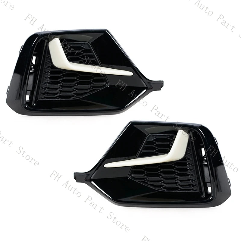 Front Rear Fog Lamp Light Trim Frame Shell Cover Lid Bezel For Honda Civic Hatchback 2020 2021