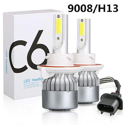 2pcs C6 H7 H4 H1 Led Headlight 9005/HB3 9006/HB4 H13/9008 9004/HB1 9007/HB5 880/881/H27 H16/5202 Car Lights 12V Auto Headlamps ﻿