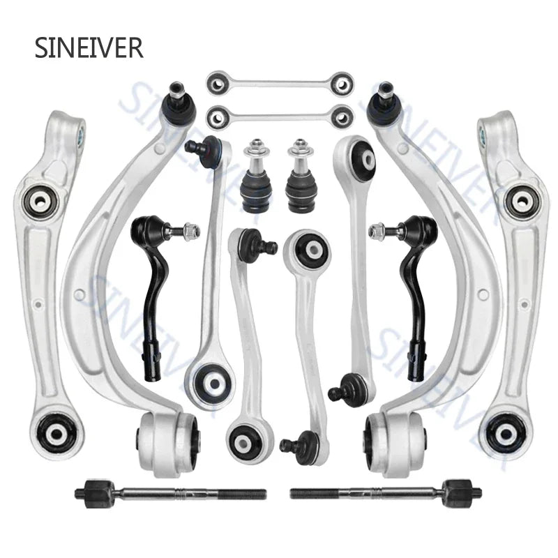 For Audi A4 A5 A6 A7 A8 S4 S5 S6 S7 S8 2012-2018 Q5 B8 B9 C7 Auto Parts Suspension System Control Arm Kit 8K0407151