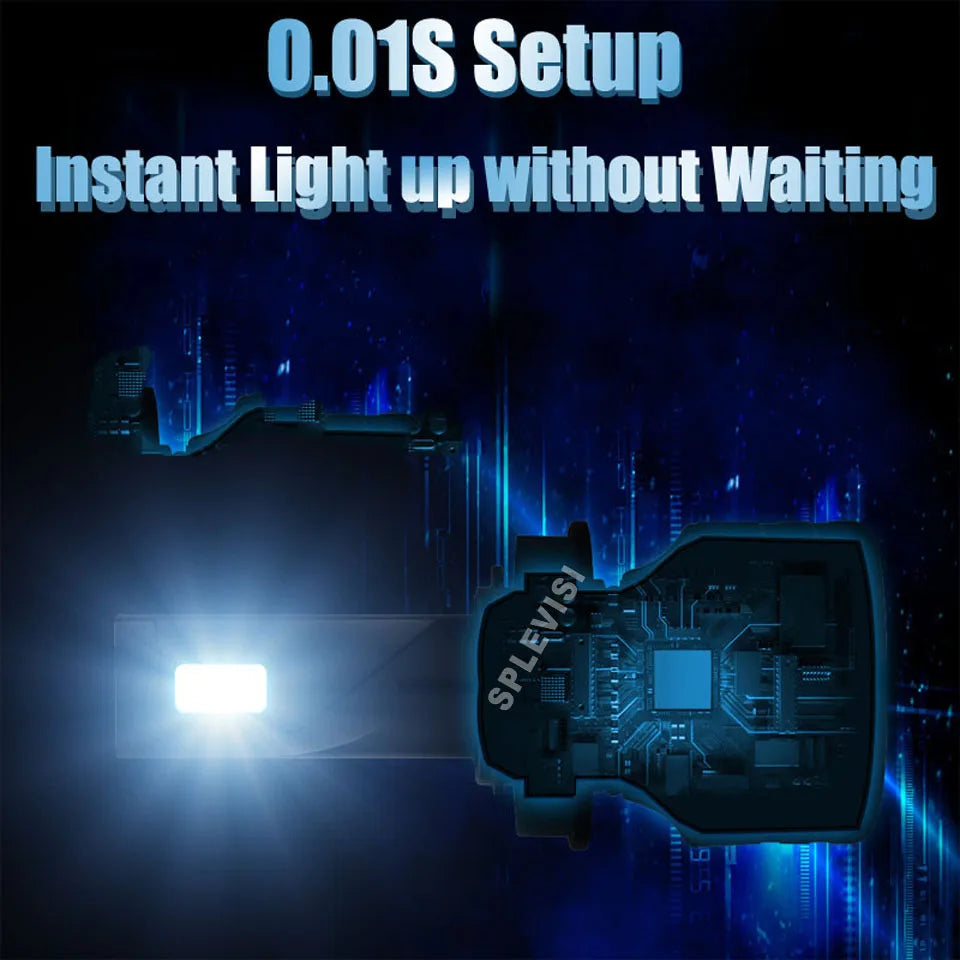 LED H4 9003 Car Headlight Bulbs Triple Copper Pipes Cooling Tech For Suzuki Grand Vitara 1999 2000 2001 2002 2003 2004 2005