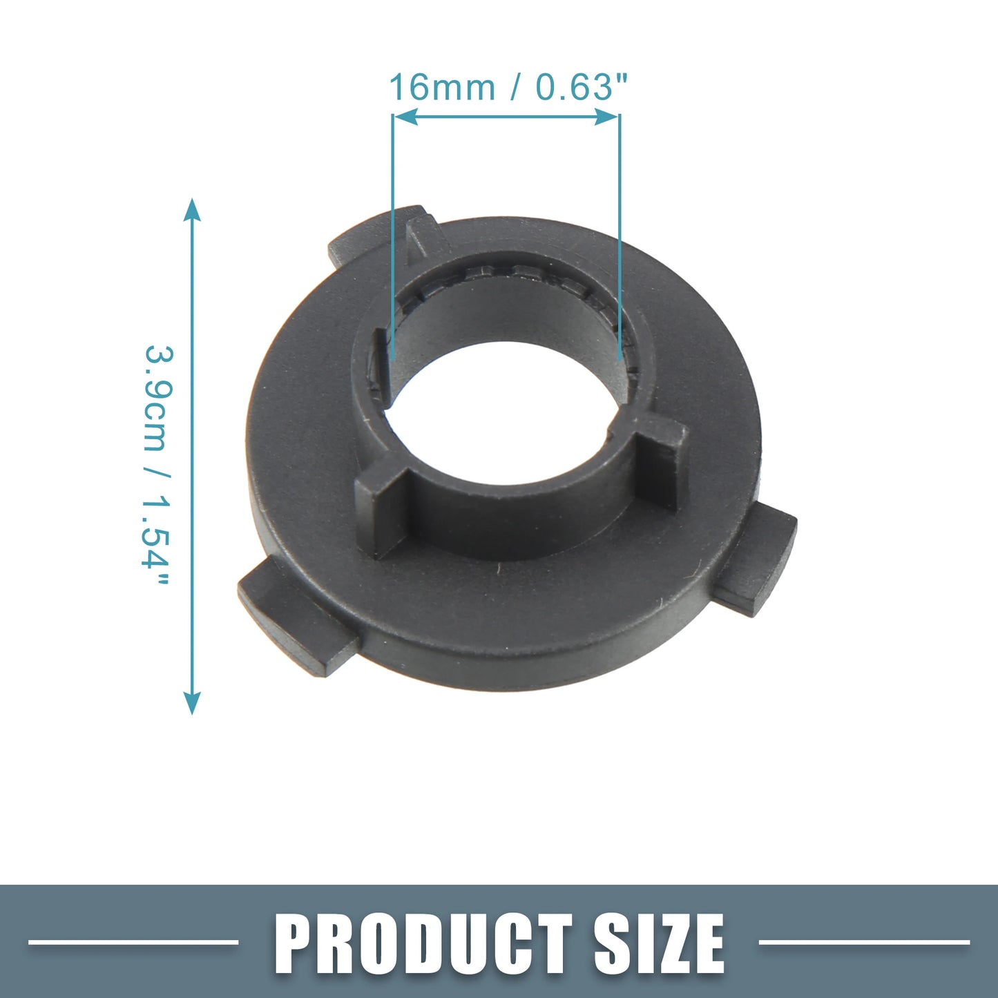 X Autohaux 2pcs Auto H7 LED Headlight Bulb Holder Adapter Socket Base Holders Clip for Kia K3/4/5 for Hyundai Car Accessories