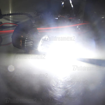 2 Pieces LED Headlight Low High Beam 100W High Bright Car Front Canbus Head Light Accessories For Ford KA KA+ 1996-2023