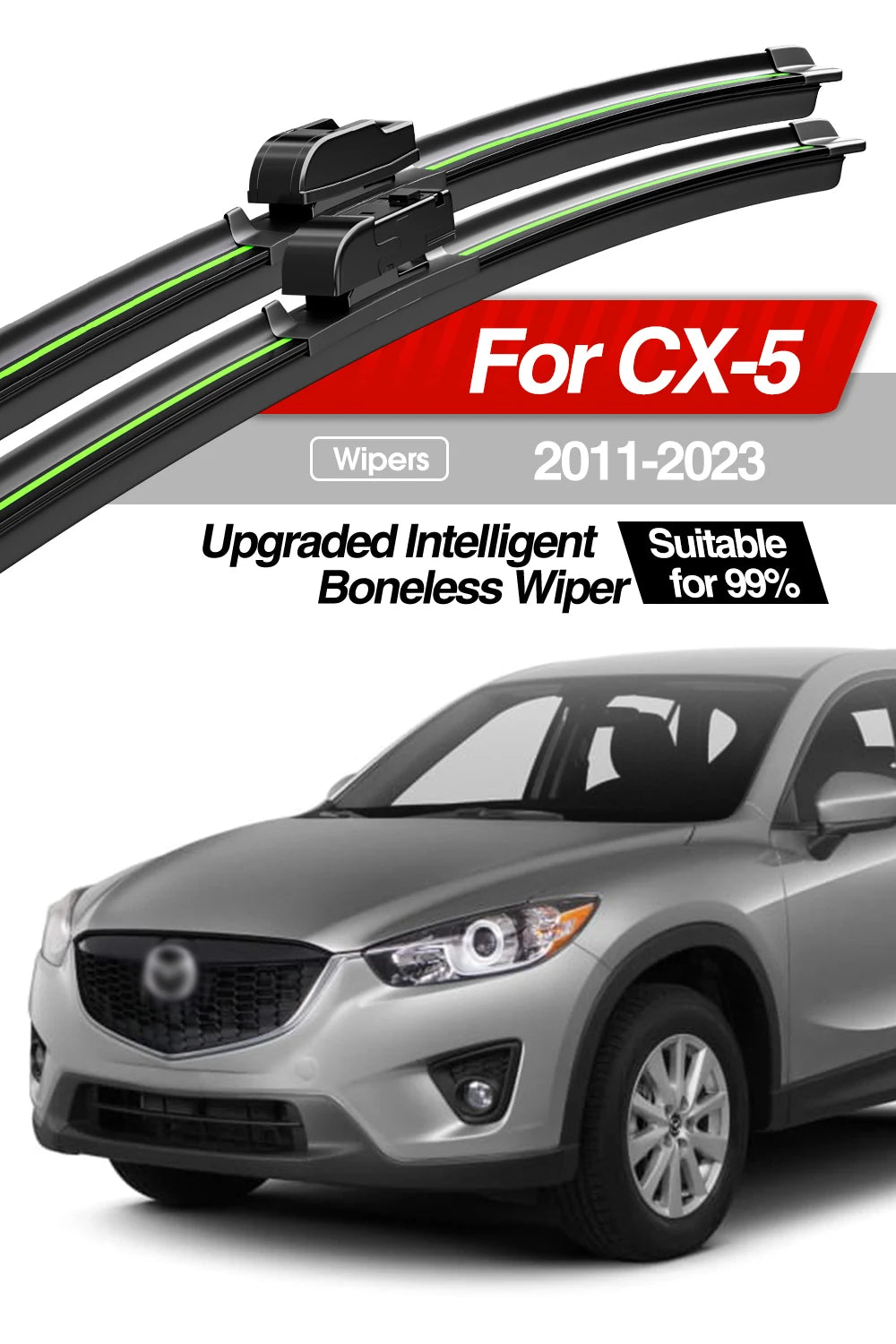 For Mazda CX-5 CX5 CX 5 2011-2023 Front Windshield Wiper Blades 2x Windscreen Window Accessories 2012 2013 2014 2016 2017 2019