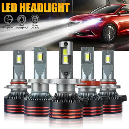 M8PRO H7 H4 H11 LED voiture phares Canbus H3 H1 H8 H9 9005 HB3 9006 HB4 9012 HIR2 5570 CSP M8 Pro 12V feux antibrouillard 9000000LM 6000K