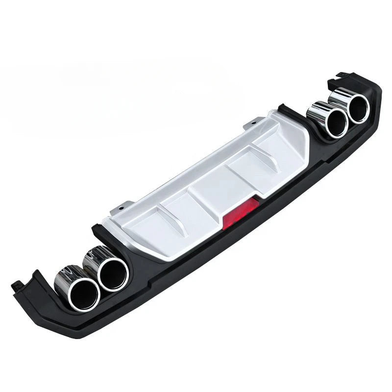 High Quality Sporty Style Rear Bumper Protector Guard Cover Difuser Body Kit For Honda Civic 10th Gen 4DR 2016 2018 2019 2017
