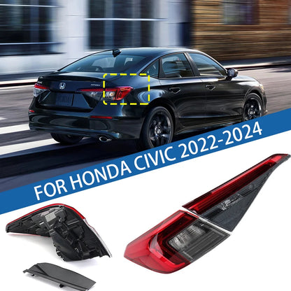 For Honda Civic 2022 2023 2024 11Th GEN Sedan Car Tail light Rear Bumper Light Stop Brake Lamp Turn Signal Warning