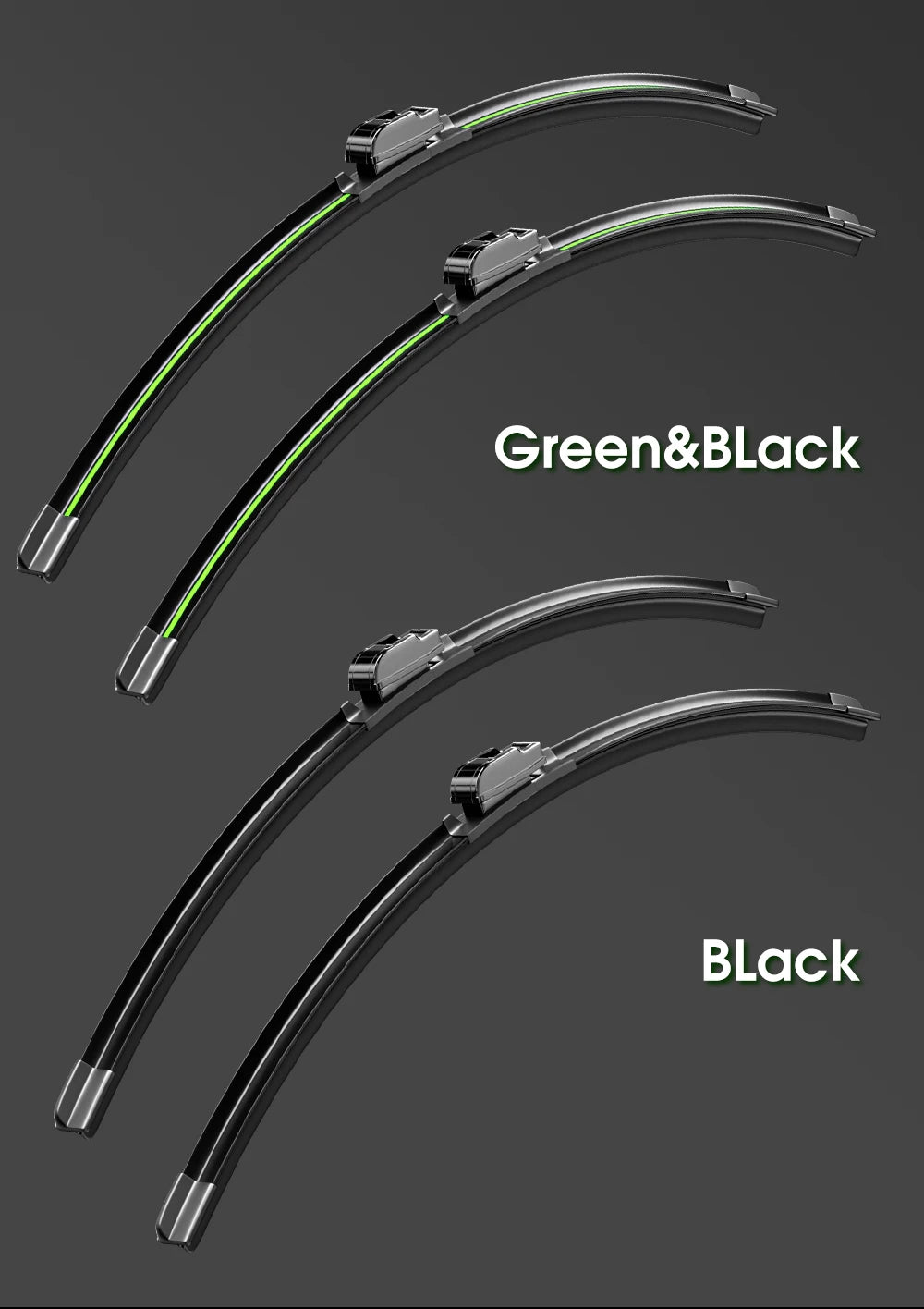 For Jeep Compass MK MP 2006-2023 Front Windshield Wiper Blades 2pcs Windscreen Window Accessories 2007 2013 2015 2019 2020 2021