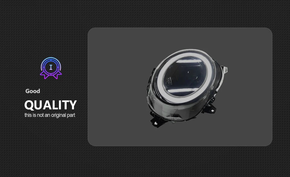 AKD Head Lamp for MINI F55 F56 LED Headlight 2014-2022 Headlights F56 F54 F57 DRL Turn Signal High Beam Angel Eye Projector Lens