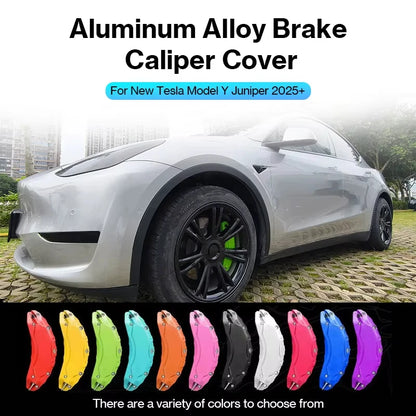 Aluminum Alloy Caliper Covers For New Tesla Model Y Juniper 2025 Brake Caliper Covers Model 3 Highland 2024-2025 Car Accessories