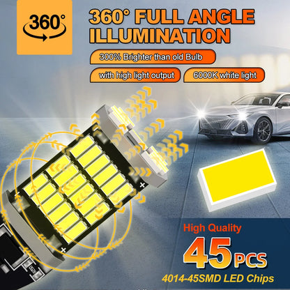 2pcs LED Reverse Light For Dodge Durango Accessories 1998-2009 2000 2001 2002 2003 2004 2005 2006 2007 2008 Backup Canbus Lamp