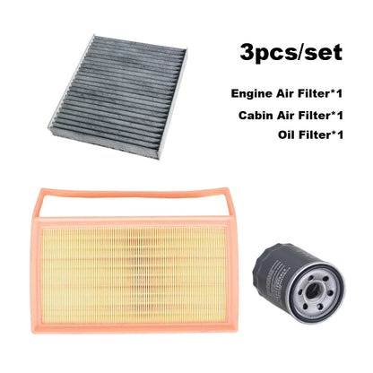 3pcs Filter Set For GAC Trumpchi GS8 M8 2.0T-Hybrid 2022-2024 E9 ES9 AC Cabin Engine Air Oil Filter Accessories 2010005DRS0100