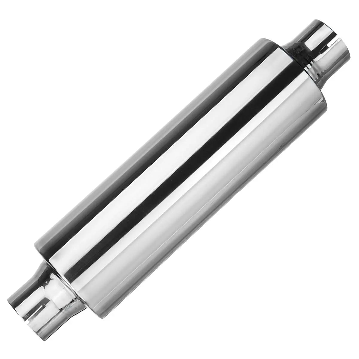 2" 50mm Universal Car Resonator Exhaust Pipe Muffler Stainless Steel Muffler Tip Exhaust Tail Tube Silencer 16inch Long