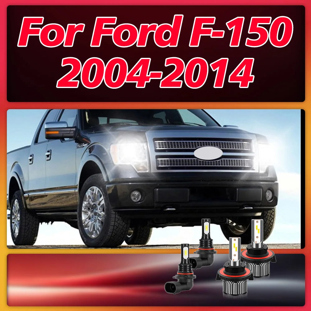 2/4Pcs For Ford F-150 F150 F 150 2004-2010 2011 2012 2013 2014 Car Headlights CSP 3570 Chips Fog Lamp Bulbs 6000K