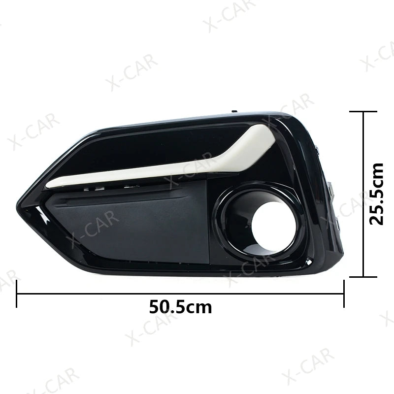 For Honda Civic Hatchback 2020 2021 Front Rear Bumper Fog Light Foglamp Trim Cover Frame Shell Lid Bezel
