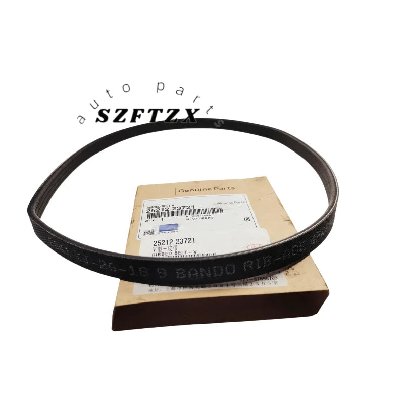 Genuine New 2521223721 Ribbed V-Belt 25212-23721 Alternator Belt for HyundaiI Kia