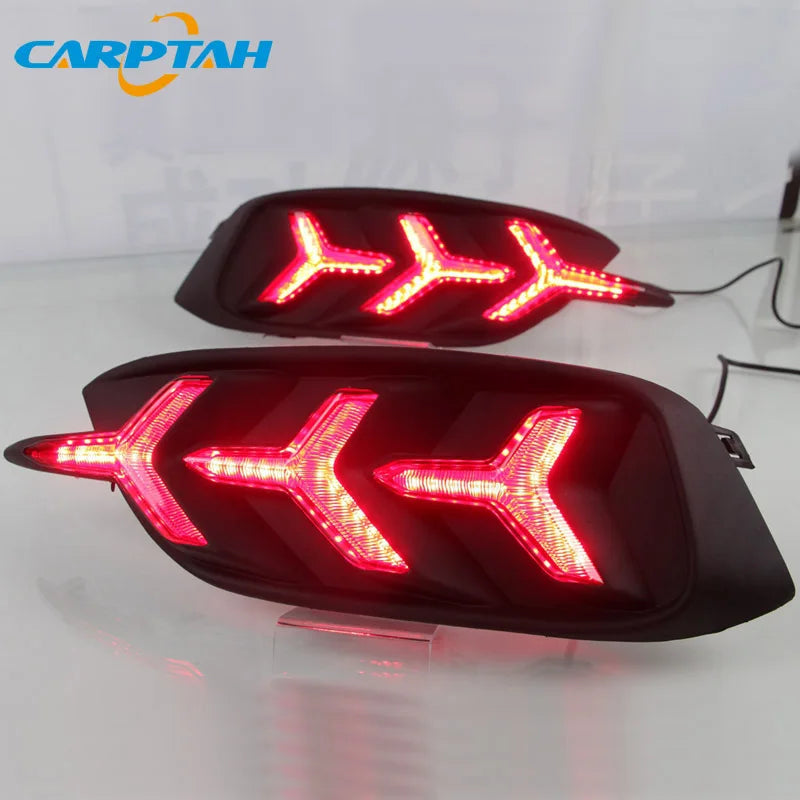 Car LED Rear Bumper Lamps For Honda Civic 2016 - 2020 Brake Light Turn Signal Backup Reflector Lamp Taillights Car Fog lamp