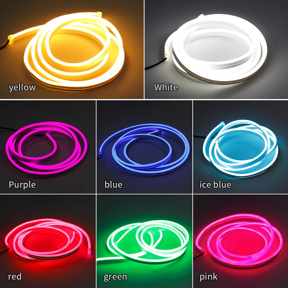 OKEEN Led Car Hood Lights Strip Universal Auto Decorative Atmosphere Lamps Ambient Lights For Car Daytime Running Lights DRL 12V