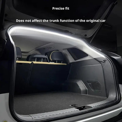 Car high brightness trunk lighting ambient light interior decoration LED wiring free automatic sensing tailgate light strip