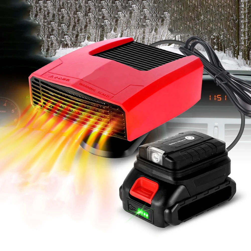 Car Heater Lithium Battery 14-21V Makita-Lithium Electric Heater Portable Heater With Light USB Heating Heater Defrosting