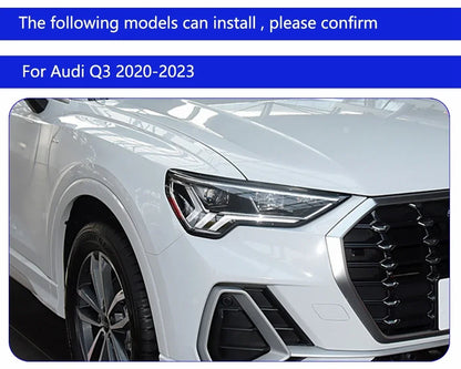 Auto Headlights Accessories For Audi Q3 2020-2023 Upgrade Matrix Projector Lens LED Car Head Lights Plug and Play Assembly