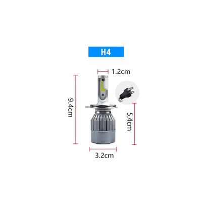 Led Headlight Bulbs H3 H4 H7 LED Car Waterproof Lamp Super Bright CSP LED Headlight DRL Lamp Kit High Low Beam