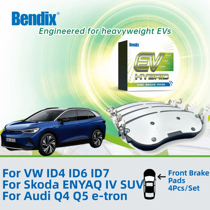 THREEON Front Brake Pads For Volkswagen ID.4X ID4 ID 4 ID.6X ID6 ID 6 Q4 e-tron quattro SKODA ENYAQ IV SUV id4 Brake 1EA698151C