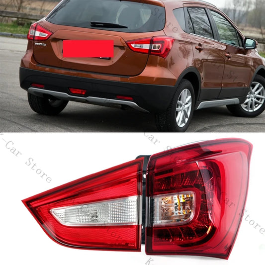 For Suzuki SX4 S-CROSS LED Car Taillight Assembly Brake Reverse Lamp Turn Signal Warning Light Fog Lamp Car Accessories