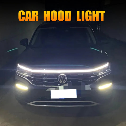OKEEN Led voiture capot feux Strip universel auto Decorative Atmosphere lampes Ambient feux pour voiture feux diurnes DRL 12V (livraison : 5 à 12 jours)