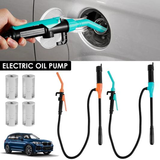 Electric Hand Pump Portable Transfer Pump Battery Powered Siphon Liquid Extractor 2.2 Gallons per Min For Gasoline Diesel Fuel