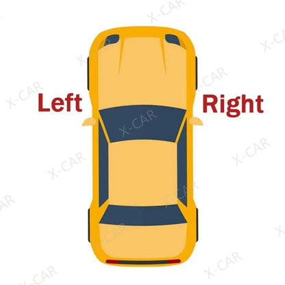 For Honda Civic Hatchback 2020 2021 Front Rear Bumper Fog Light Foglamp Trim Cover Frame Shell Lid Bezel