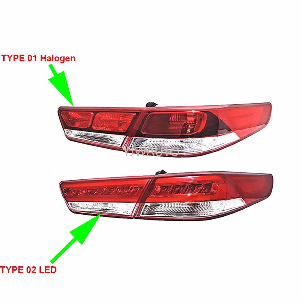 For Kia K5 Optima 2016-2018 Car Taillight Assembly Tail lamp Reverse Park lamp Shell Brake Lamp Rear Turn Signal Light Assembly