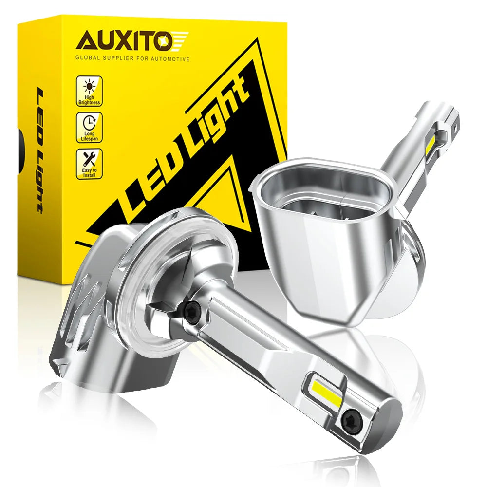 AUXITO 2Pcs H27W1 H27W2 880 881 H27W H27 LED Bulb Canbus No Error Fog Lights Bulb for Kia Rio Hyundai Sonata Accent Tucson ix35