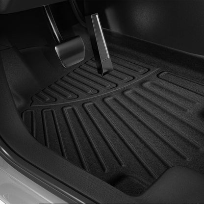 4pcs Car Floor Mats Liners +3rd Row +2nd row Bench Compatible for 2022-2023 Nissan Pathfinder All Weather Waterproof