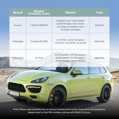 Myosho 4pcs Front Upper and Lower Control Arm Swing Arm Kits For Audi Q7 4LB SUV 2006-2016 1 OE 7P0407151E 7P0407152E 7L8407021