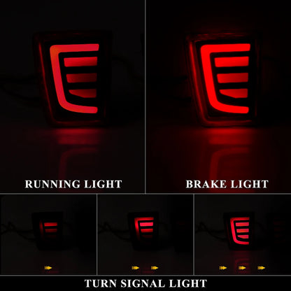 Car LED Rear Bumper Reflector For Mitsubishi Pajero Shogun V97 V98 V87 V93 V95 Montero 2007 - 2020 Tail Brake Turn Signal Light