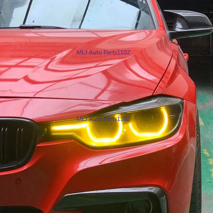 Yellow DRL for 3 Series F30 F31 F34 facelift 2016-2019 Angel Eye LED Headlight Daytime Light LED Board