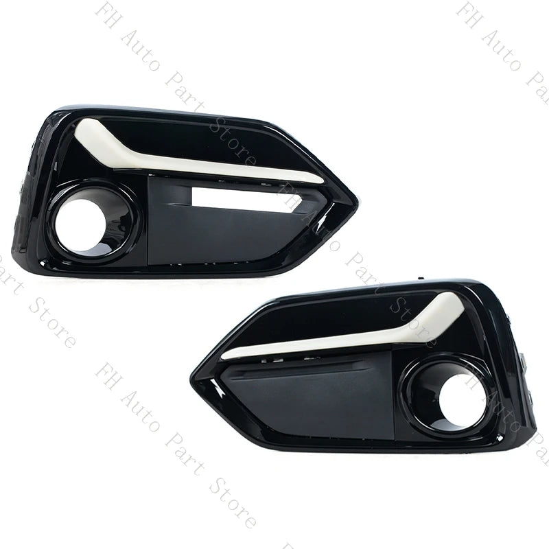 Front Rear Fog Lamp Light Trim Frame Shell Cover Lid Bezel For Honda Civic Hatchback 2020 2021