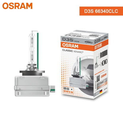 OSRAM D1S D2S D3S D4S D8S D2R D 66140 66240 66340 66440 CLC CLASSIC Original Spare Part 4200K HID Bulb Xenon White Car Headlight