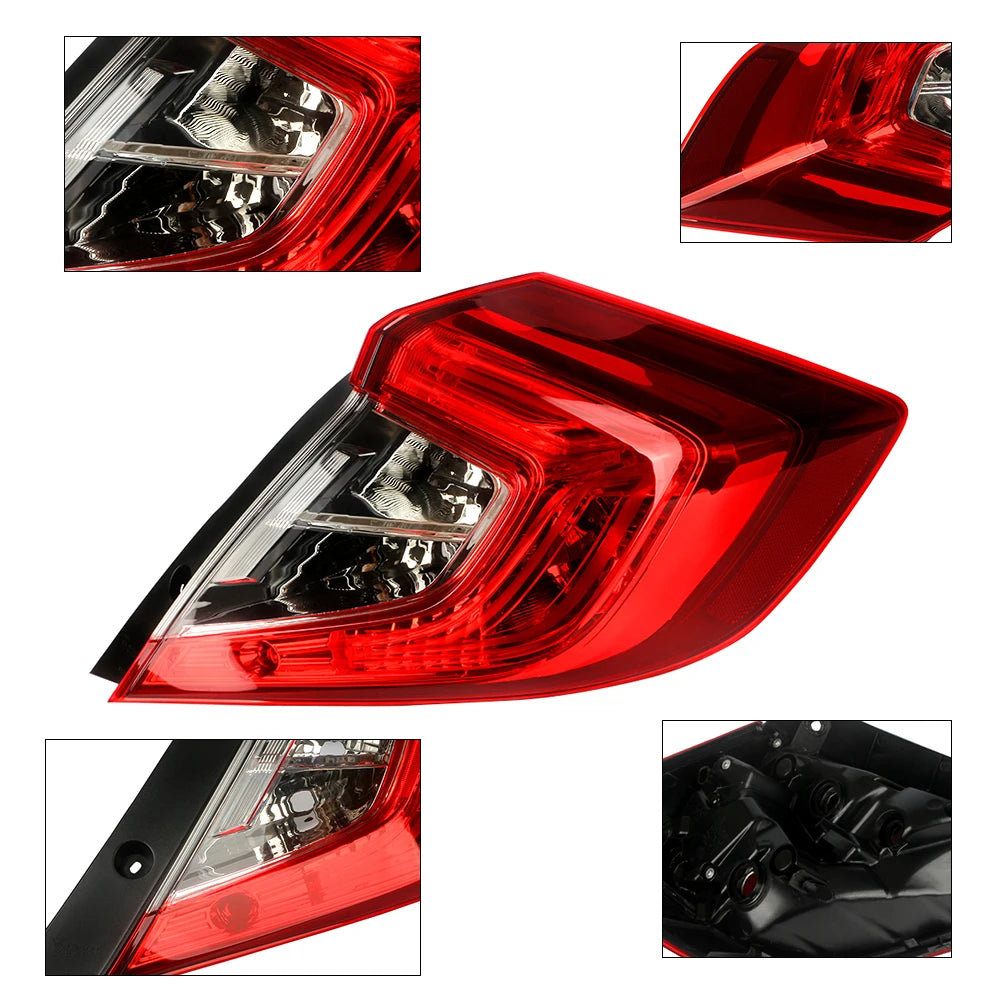 Left/Right Side Tail Lamp For Honda Civic Sedan 2016 2017 2018 2019 Rear Tail Light Brake Lamp with