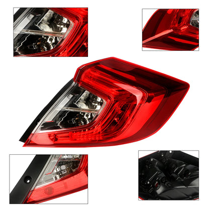 Left/Right Side Tail Lamp For Honda Civic Sedan 2016 2017 2018 2019 Rear Tail Light Brake Lamp with