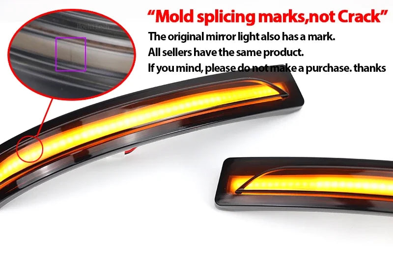 LED Dynamic Turn Signal Light Side Mirror Sequential Indicator Blinker Lamp For Kia Sorento UM 2015 2016 2017 2018 2019 2020